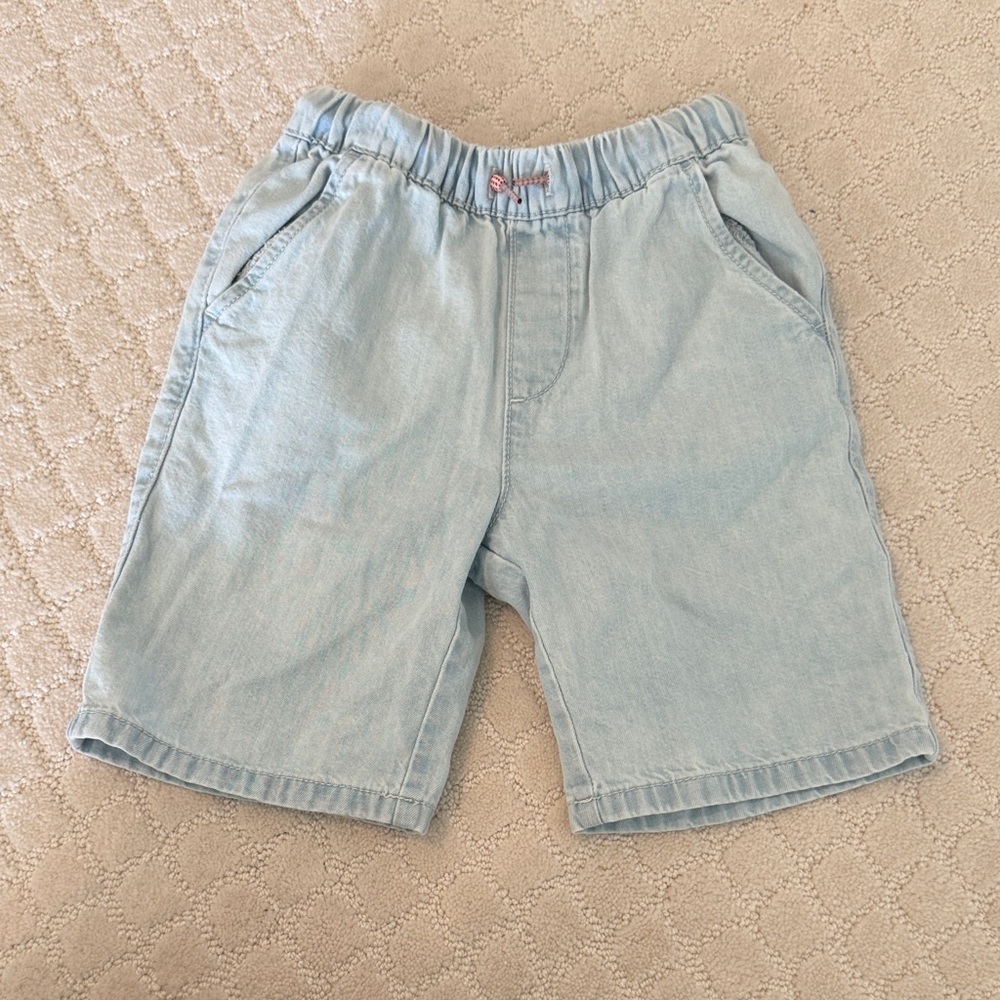 Zara Light Blue Denim Kids Shorts